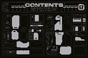 Sci-Fi Panels Vector Pack, an Object Graphic by MiksKS (Thumbnail 9 of 12)