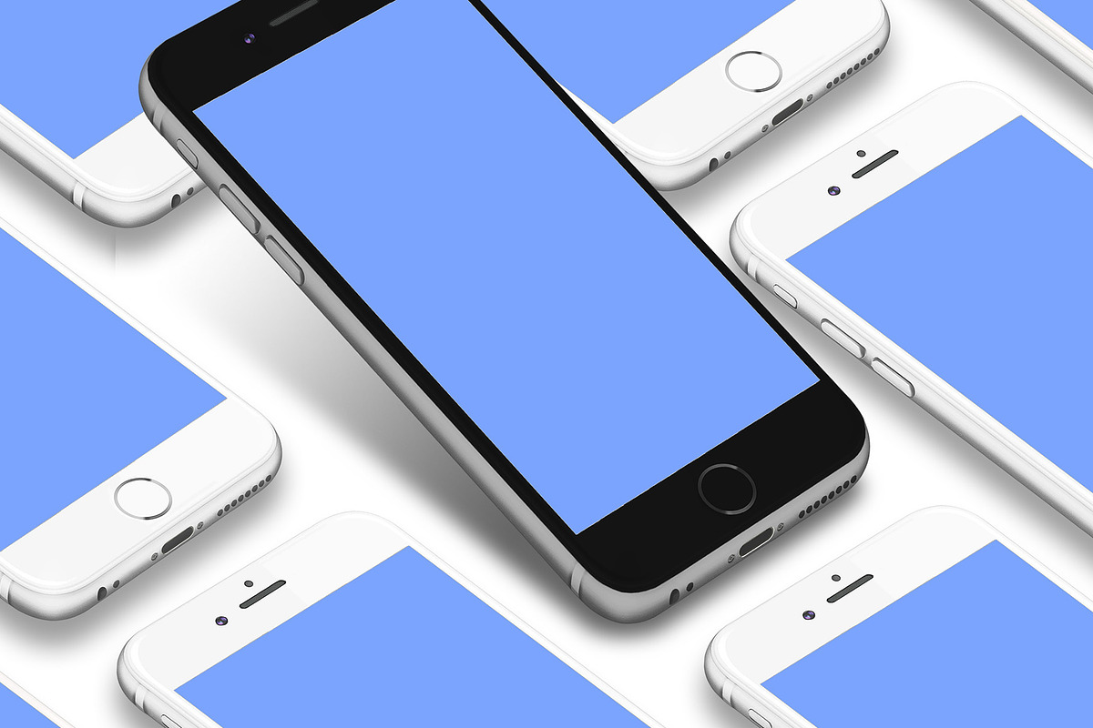3D iPhone Presentation Mock-Up 01, an iPhone Mockup by Graphicsworld125 (Photo 2 of 9)