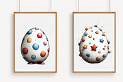 Happy Easter Egg Clipart, an Illustration by Libby Wishes (Thumbnail 5 of 6)