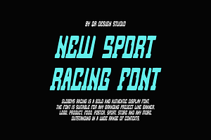 Globoys Racing Font