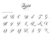 Flourish Typeface, a Script Font by Liviu (Thumbnail 8 of 8)