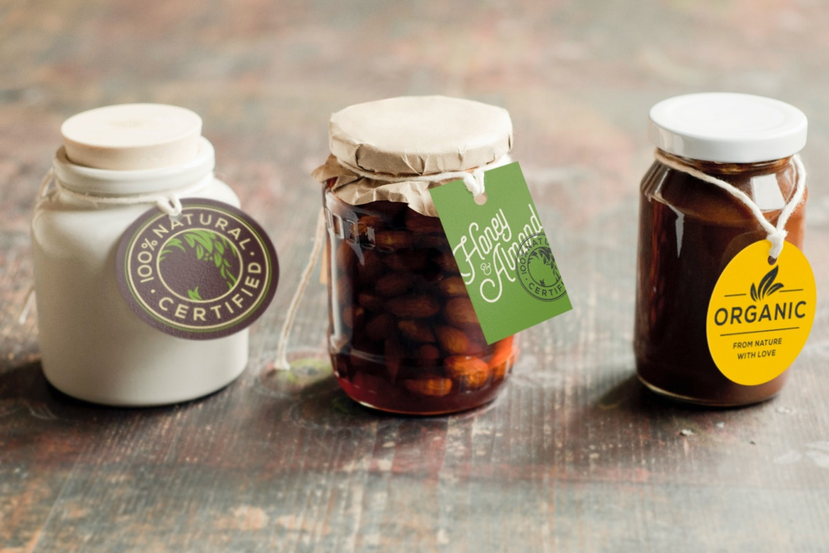 12 Labels Mockup Bundle, a Household Mockup by Little Jimi Shop (Photo 10 of 12)