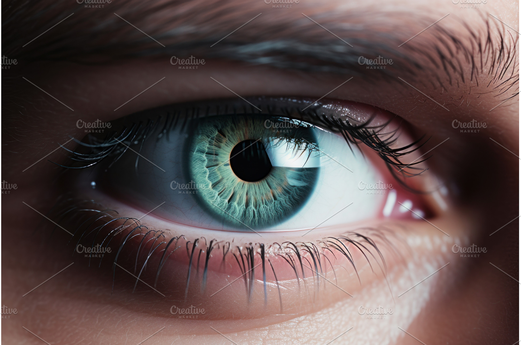 Man holding contact lens closeup on, a Health & Medical Photo by Ylivdesign
