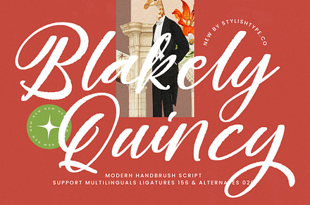Blakely Quincy Bold Handbrush Scri