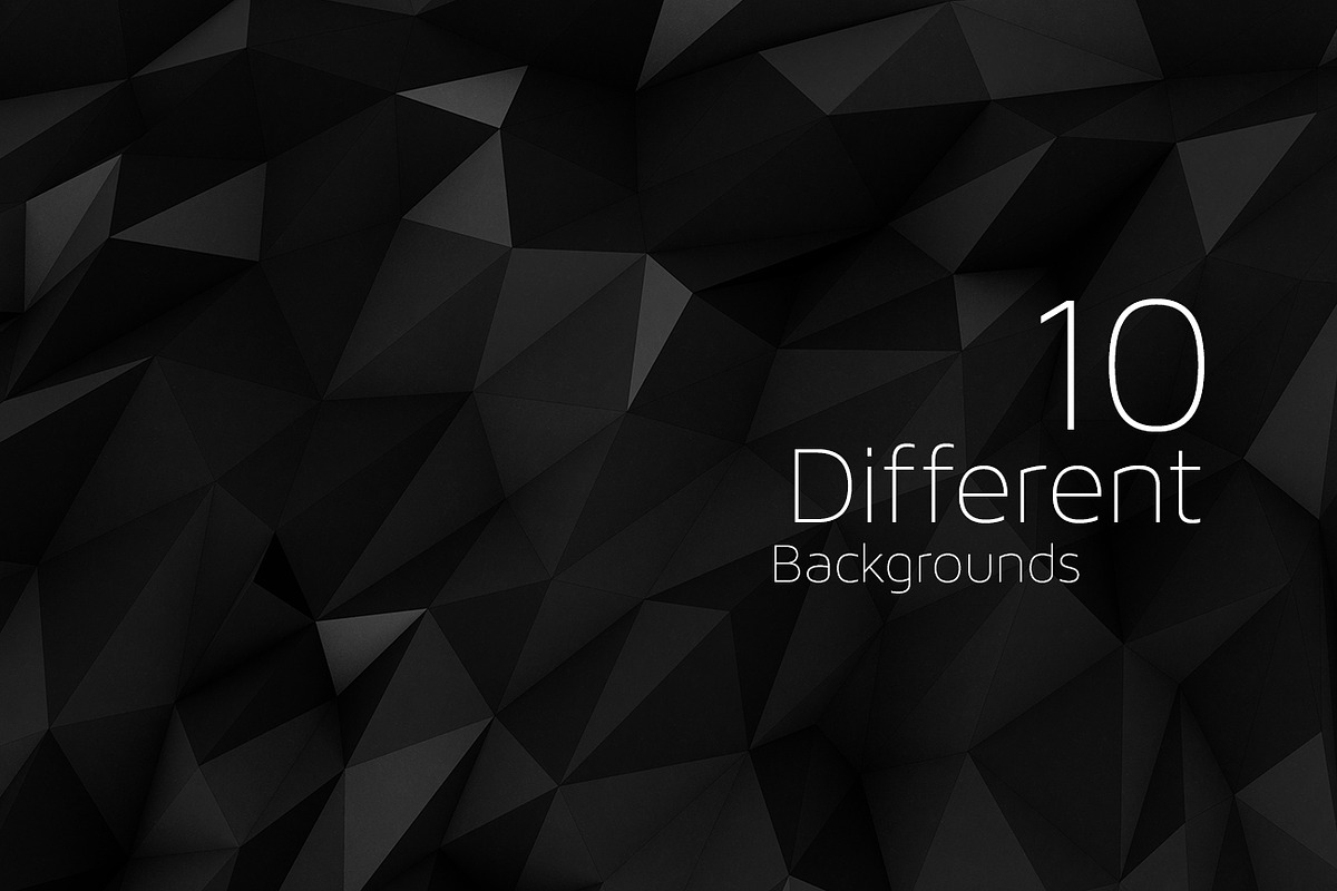 Polygon Dark Backgrounds | v10 preview 3