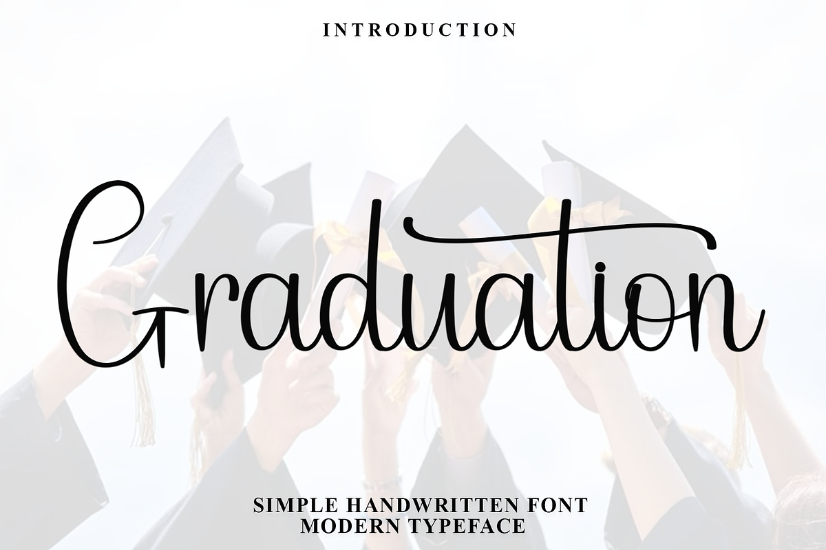 Graduation, a Handwritten Font by FreshTypeINK (Photo 1 of 8)