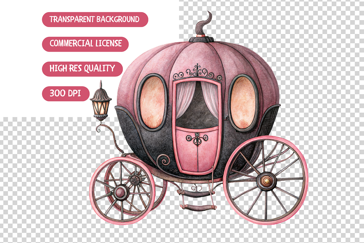 Pink Halloween Clipart, an Object Illustration by TatiMockup (Photo 4 of 4)