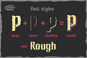 Pirate rock - vintage layered font, a Blackletter Font by Fractal fonts & graphics (Thumbnail 2 of 5)