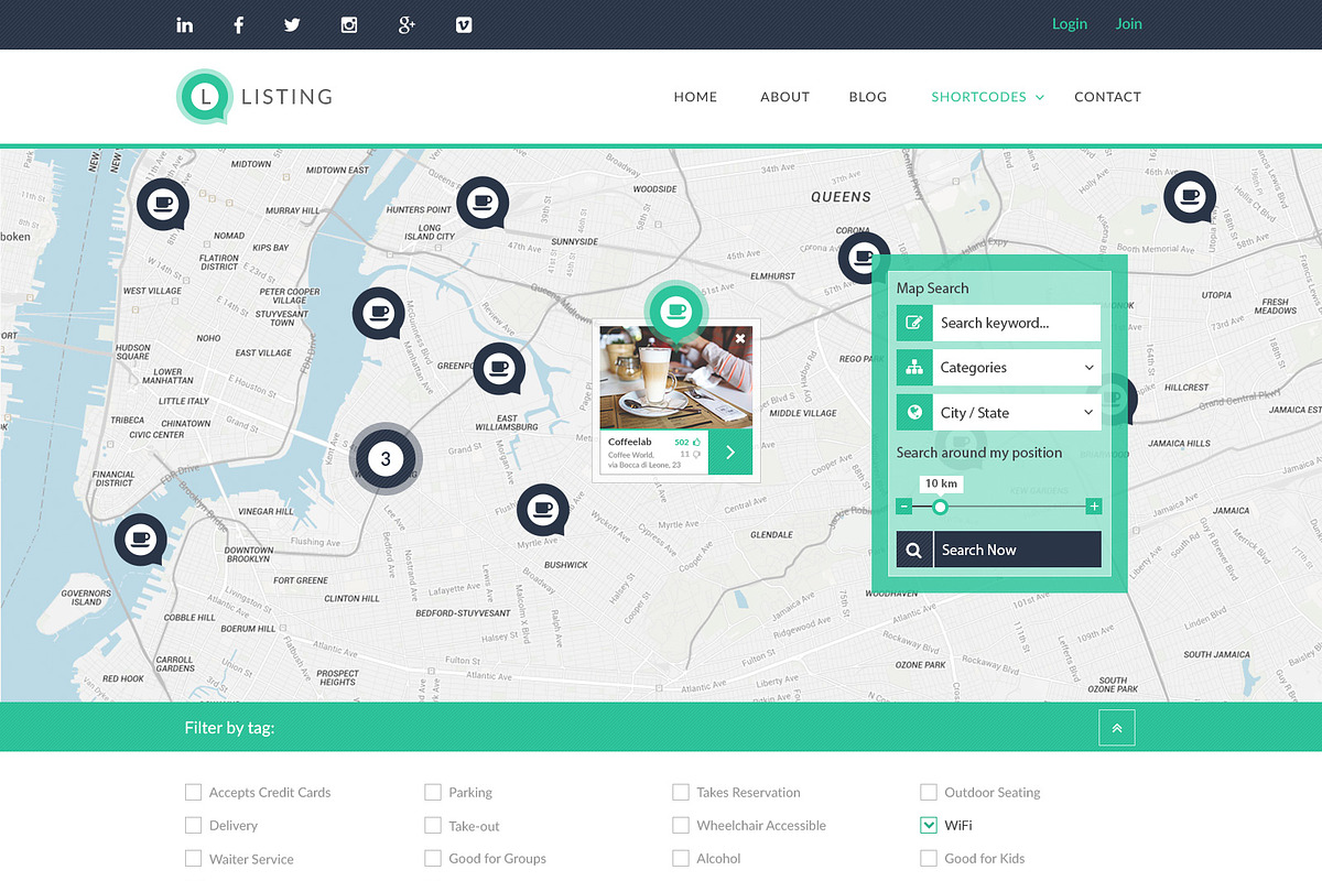 Listing - Directory PSD Template, a Websites & App Template by bestwebsoft (Photo 2 of 5)