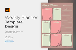 Weekly Planner Sheet Design-22