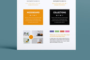 Brand Mood board Template Layout, a Stationery Template by MightyDesign (Thumbnail 3 of 8)