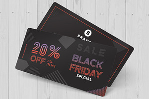 Black Friday Gift Voucher, a Card Template by MightyDesign