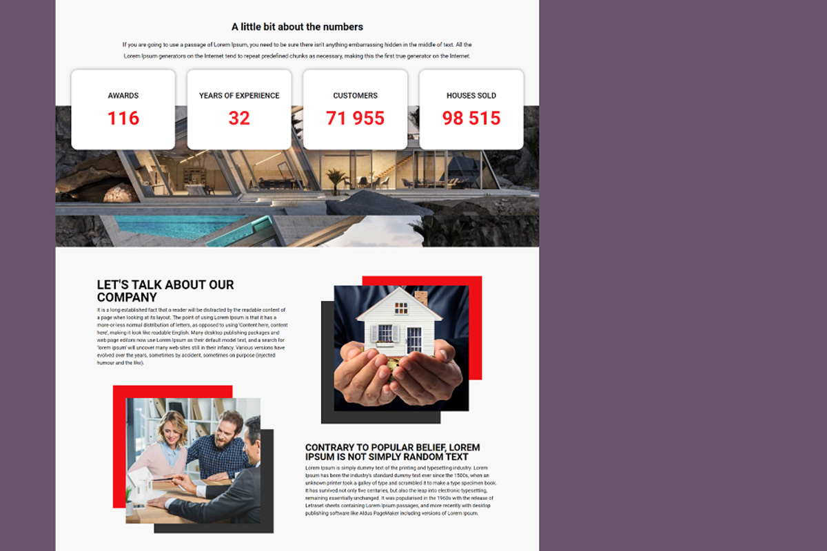 Real Estate Broker Joomla Template, a HTML Template by Ordasoft (Photo 3 of 3)