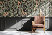 Vintage Wallpaper Paneling Mockup, a Household Mockup by 1001 mockups (Thumbnail 3 of 8)
