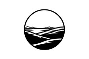 Circular Nature Landscape Silhouette, an Illustration by yasushie (Thumbnail 15 of 51)