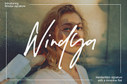 Windya - Handwritten Signature, a Font by tebaltipislab (Thumbnail 1 of 7)