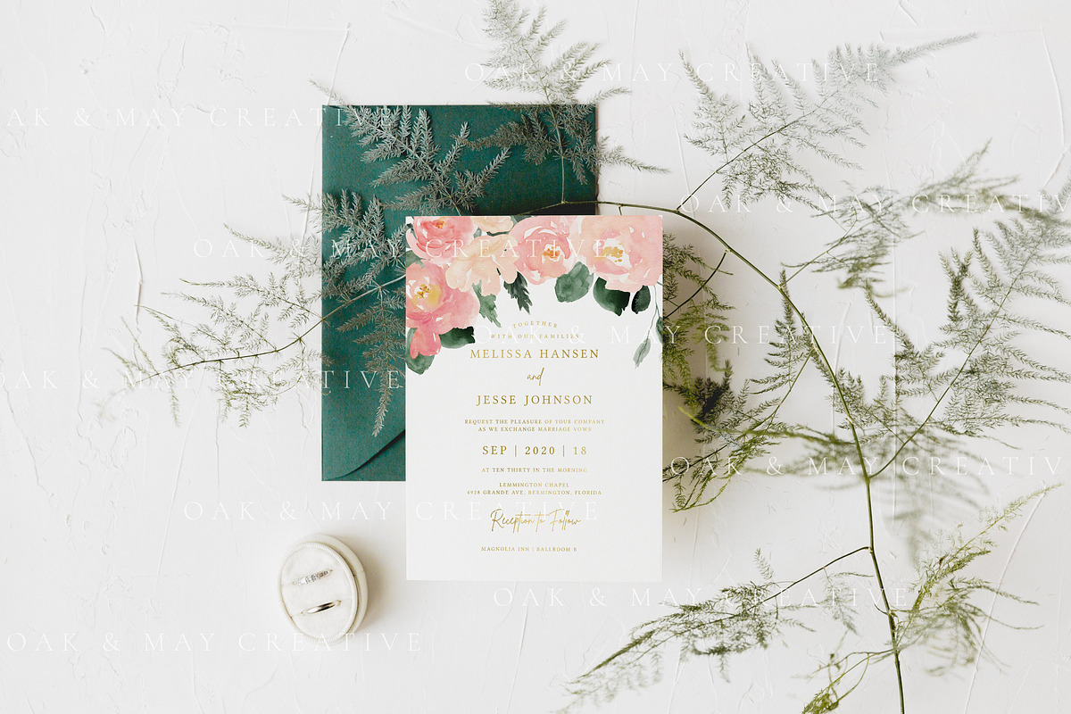 A7 Wedding Invitation Mockup, a Product Mockup by PrettyGrandmillennial (Photo 4 of 5)