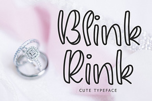 Blink Rink Cute Typeface