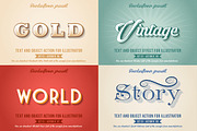 Illustrator Vector Text Effects, an Action Add-On by FourLeafLover (Thumbnail 4 of 5)