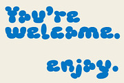 Puffie - Unique Bubble Font, a Font by Studio Funshop by Kelli (Thumbnail 5 of 12)