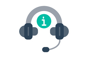 Head phone Flat Icon, a Duotone Icon by Pexelpy