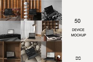 50 Bundle Laptop Mockups