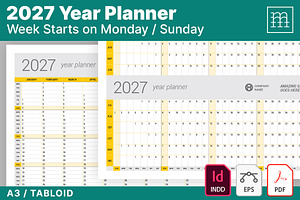 Year Planner 2027 (YP025-27)