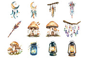 Boho Fairy Clipart, an Illustration by Design Market (Thumbnail 3 of 4)