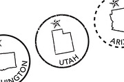 USA State Badges, an Icon by Ewing Design Co. (Thumbnail 4 of 5)
