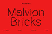 Malvion Bricks, a Sans Serif Font by Craft Supply Co. (Thumbnail 1 of 8)