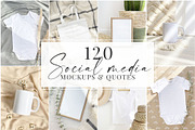 Social media mockups & quotes, a Household Mockup by Michèle Kae (Thumbnail 1 of 10)