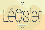LeOsler Complete Family, a Font by Antipixel type studio