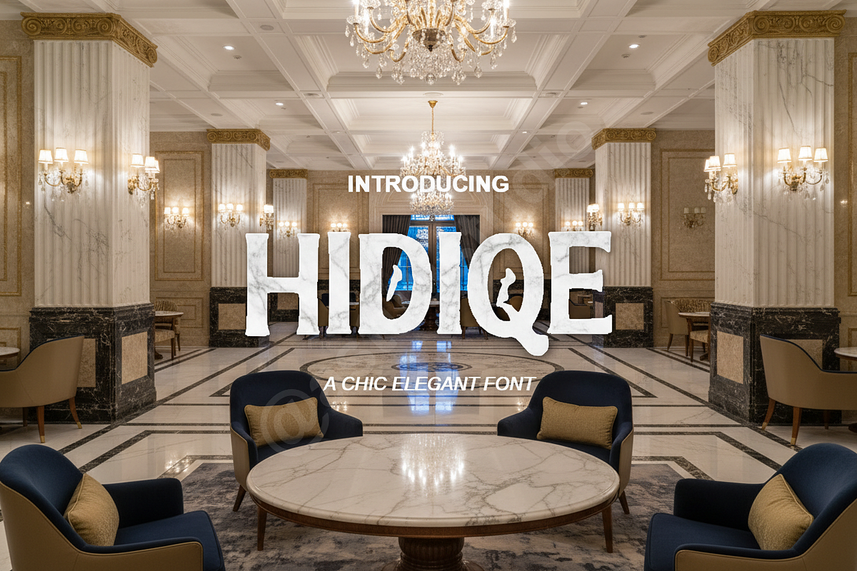 Hidiqe | A Timeless Luxury Serif, a Font by Astuti Studio (Photo 1 of 16)