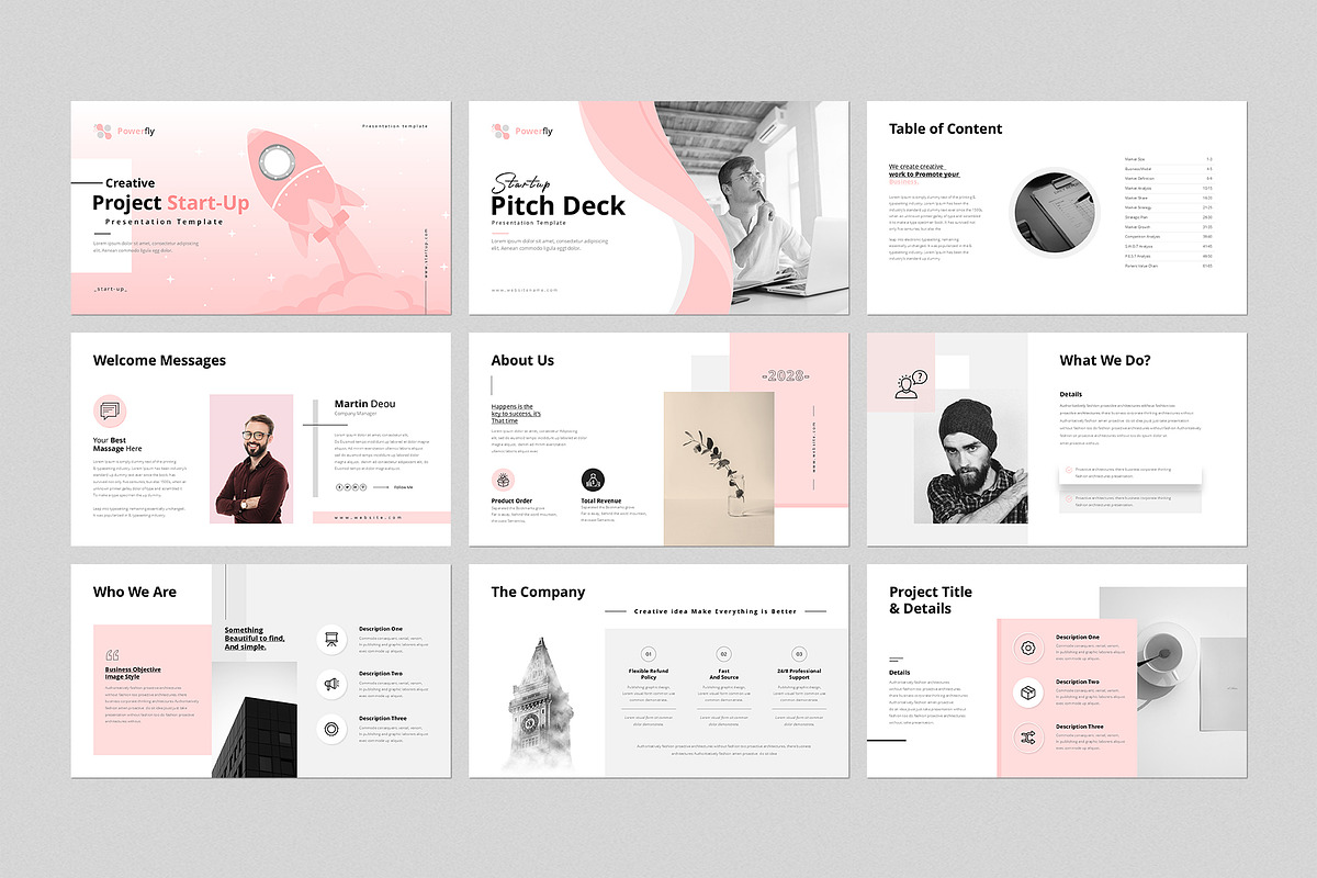 Start-Up Presentation Template, a Presentation Template by GenerousArt (Photo 2 of 8)
