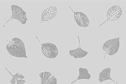Leaf Tones Vol. 7 | Stippled Flora, a Texture Illustration by invisiblelayer (Thumbnail 2 of 5)