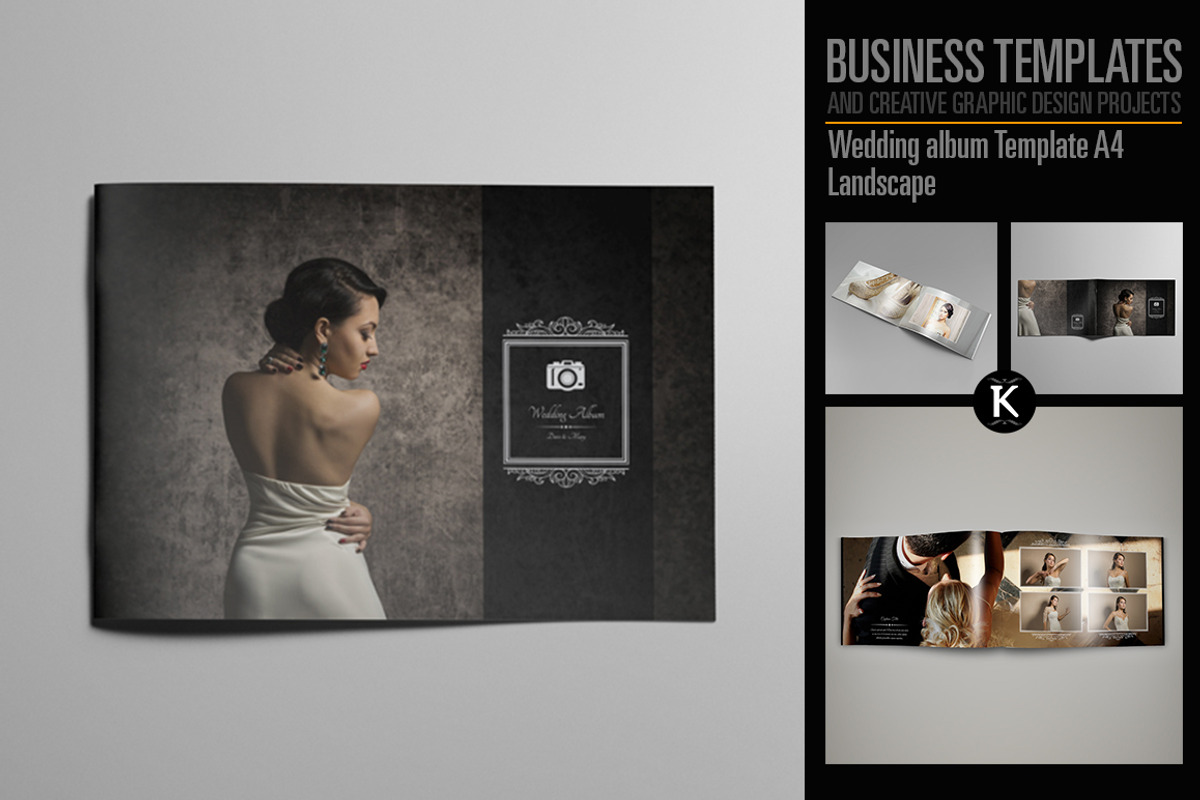 Wedding album Template A4, a Templates & Theme by Keboto (Photo 1 of 6)