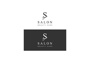 Women's beauty and haircut salon log, a Branding & Logo Template by LOGOCREATIVE