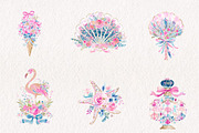 Unique Summer Mosaic Style Coquette, a Work Illustration by CreationArt (Thumbnail 2 of 7)