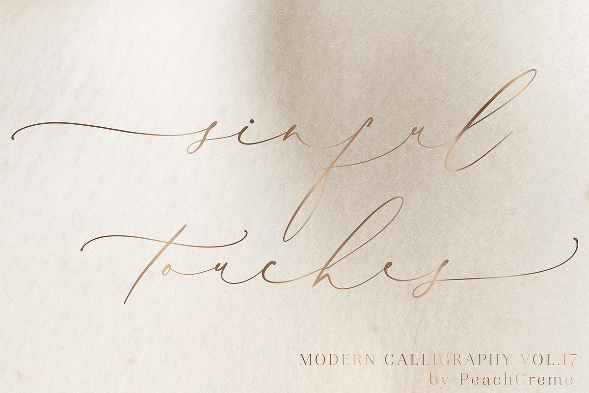 Breathe Poetry // Modern Calligraphy, a Script Font by PeachCreme (Photo 16 of 33)
