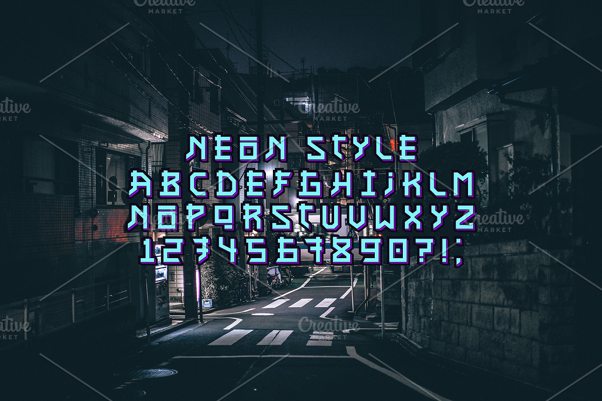 Asian font / japanese style., a Script Font by Nomber_86 (Photo 3 of 6)