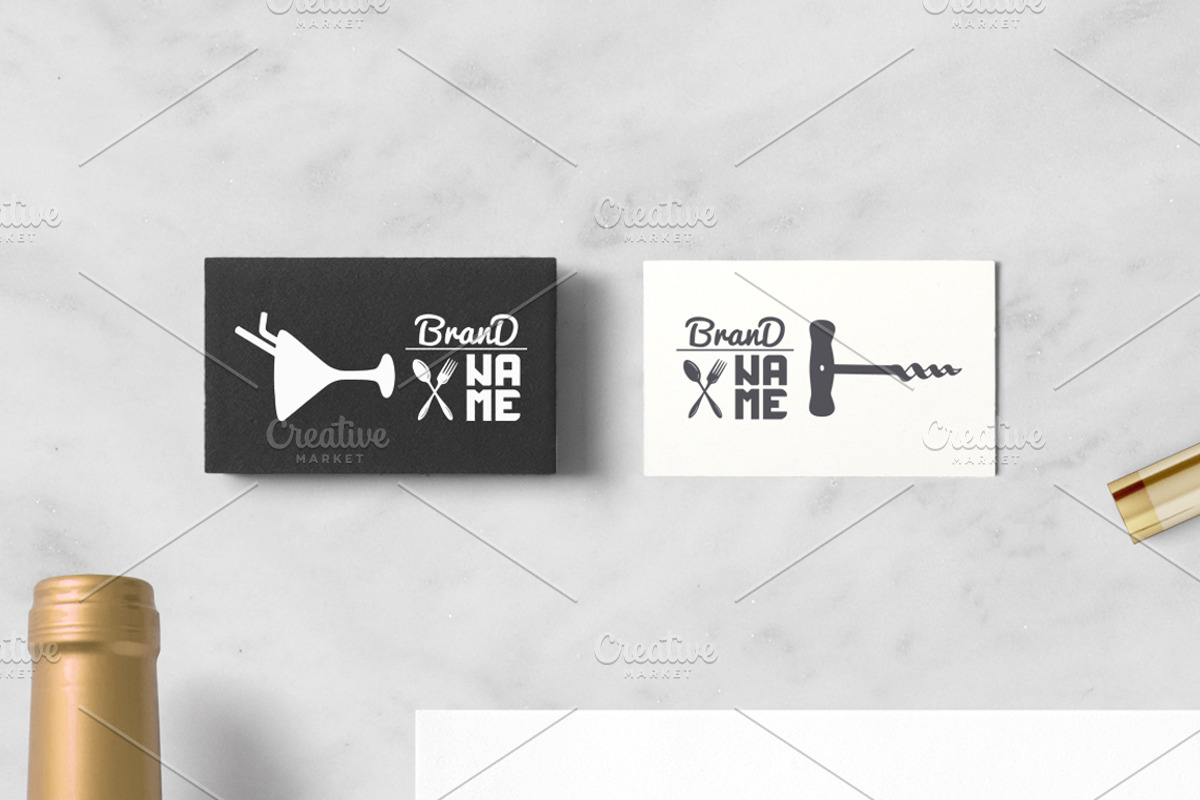 4 Liquor store/Bar Logos, a Branding & Logo Template by Zhemchuzhina (Photo 2 of 4)