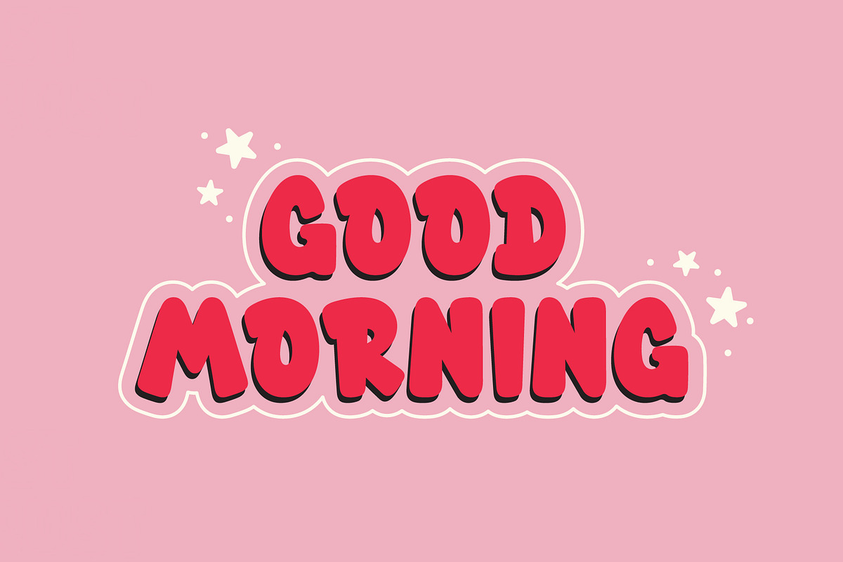 PGR Quacker - Bubble Font, a Handwritten Font by Pikgura (Photo 4 of 6)
