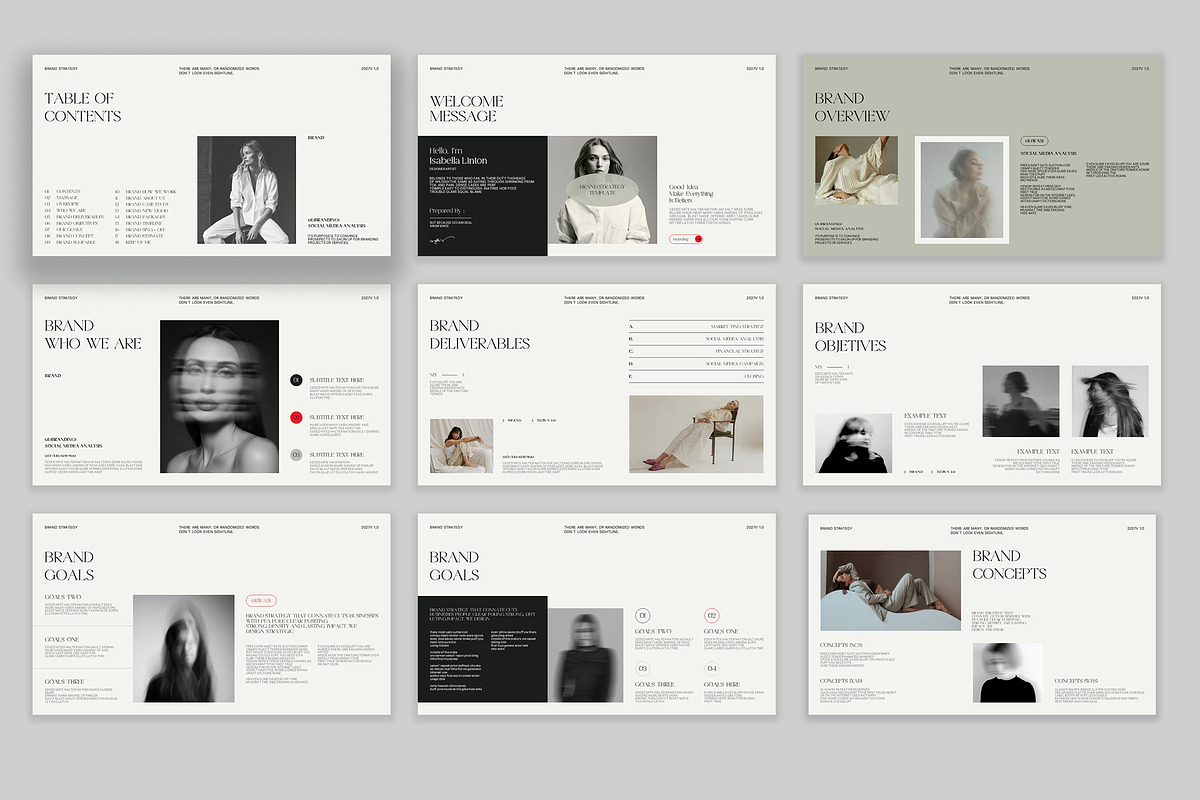 Brand Proposal Presentation Template, a Presentation Template by Pradaxa (Photo 6 of 8)
