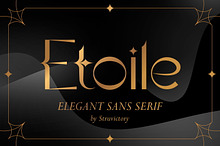 Etoile - Elegant Sans Serif Font