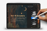 Magic Textures brushes for Procreate, a Brush Add-On by BocadebraShop (Thumbnail 2 of 6)