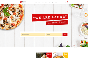 Aahar-Food Delivery Service Template