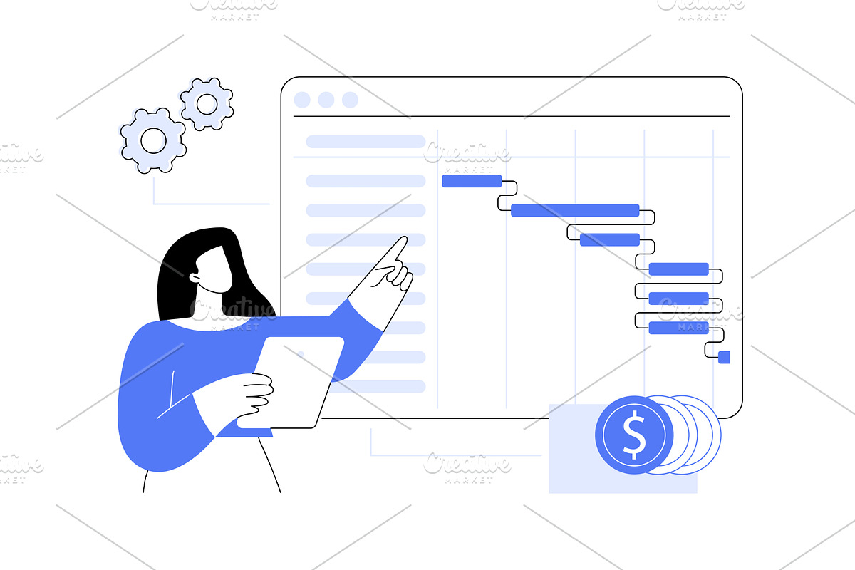 Project initiation and planning, a Person Illustration by Visual Generation