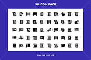 Scroll and paper icons, an Outline Icon by Wencory (Thumbnail 1 of 2)