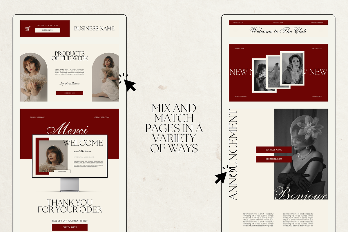Email Marketing Newsletter Template, an Email Template by Branding Babe Co. (Photo 4 of 9)
