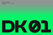 DK 01 - Typeface Family, a Sans Serif Font by DKType Foundry (Thumbnail 1 of 18)